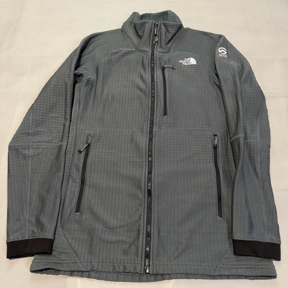 North Face Summit Series Waffle Thermal Polartec Fleece Jacket Women Hike-M-